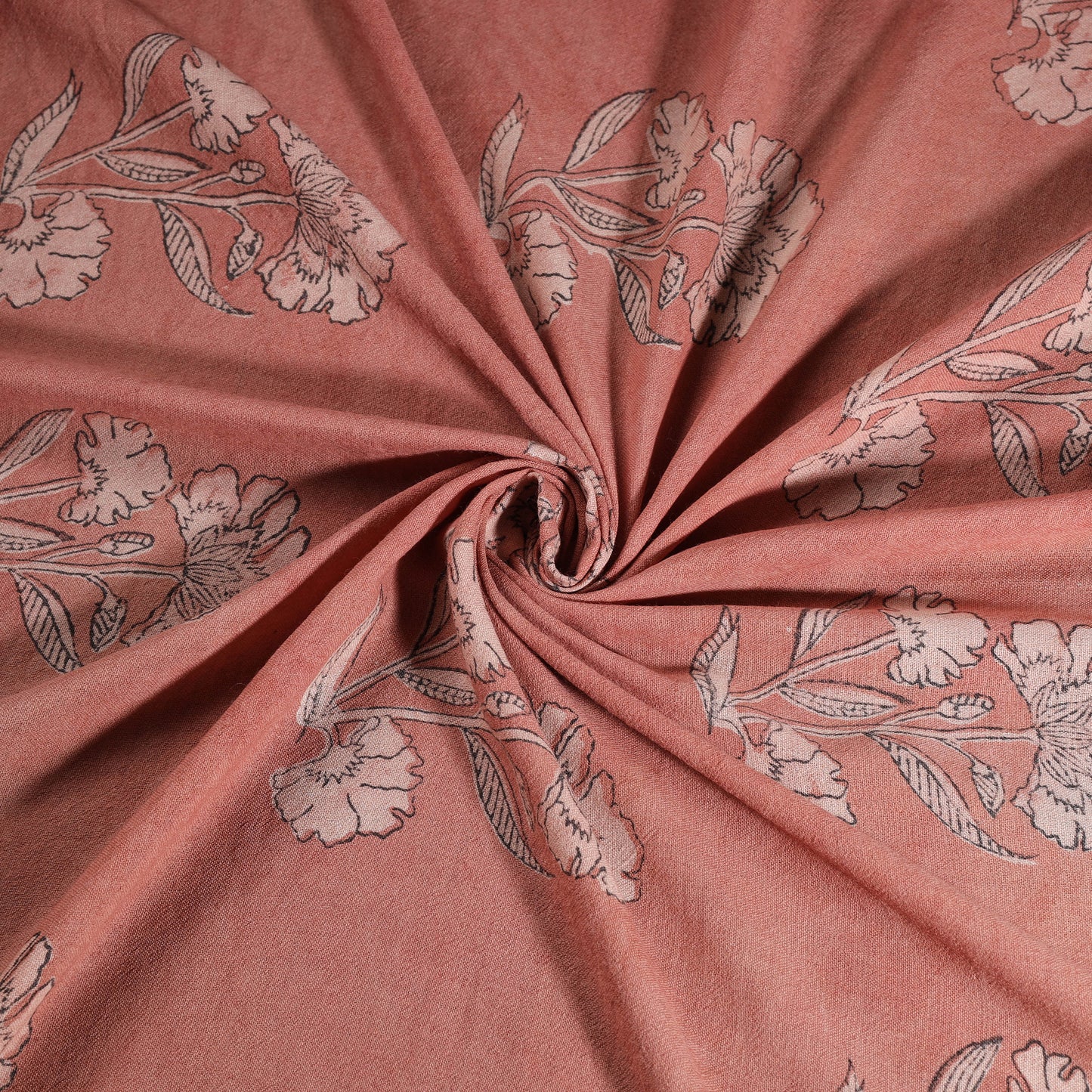 Pure Handwoven Merino Wool Fabric in Akola Block Prints 17