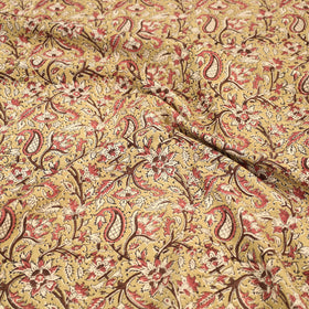 Buy Pedana Kalamkari Block Printed Cotton Double Bed Cover (111 x 91 in) 01 Online at iTokri.com