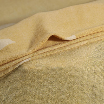 Pure Handwoven Merino Wool Fabric in Akola Block Prints 15