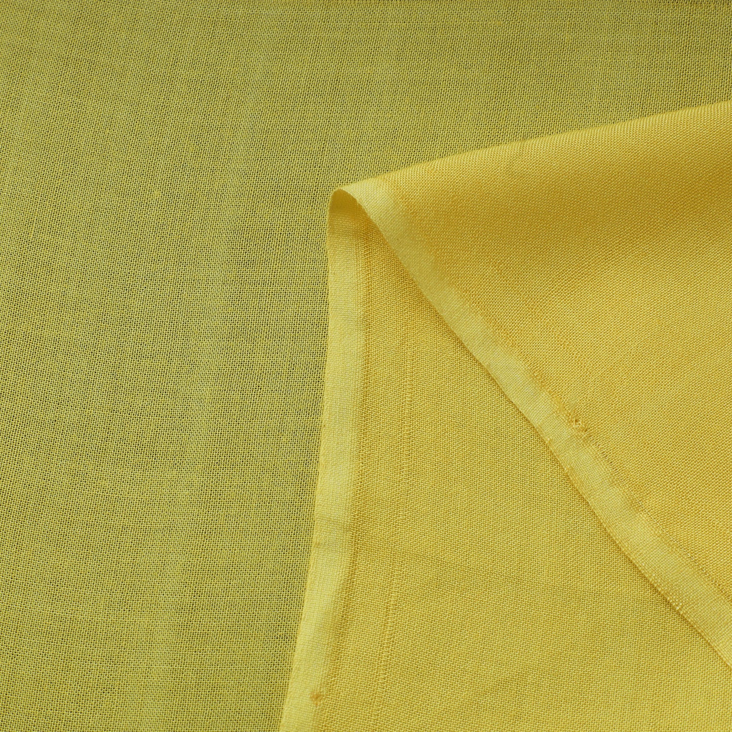 Yellow - bamboo silk natural dyed pure handloom plain