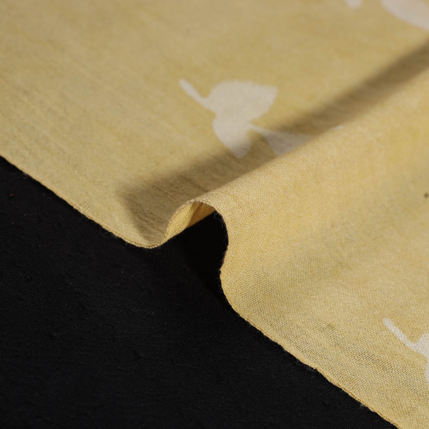 Pure Handwoven Merino Wool Fabric in Akola Block Prints 15