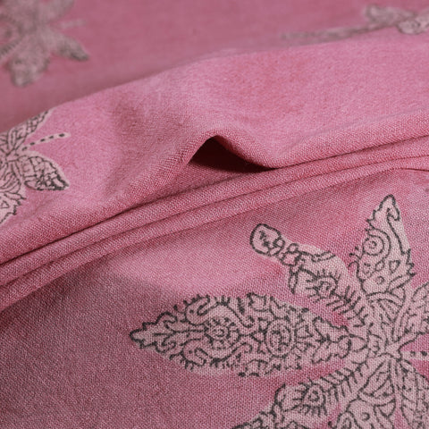 Pure Handwoven Merino Wool Fabric in Akola Block Prints 13