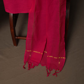 Jacquard Woven Pure Cotton 3pc Unstitched Dress Material Suit Set 35