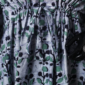 Hand Block Batik Print Cotton Kaftan (Short) 35