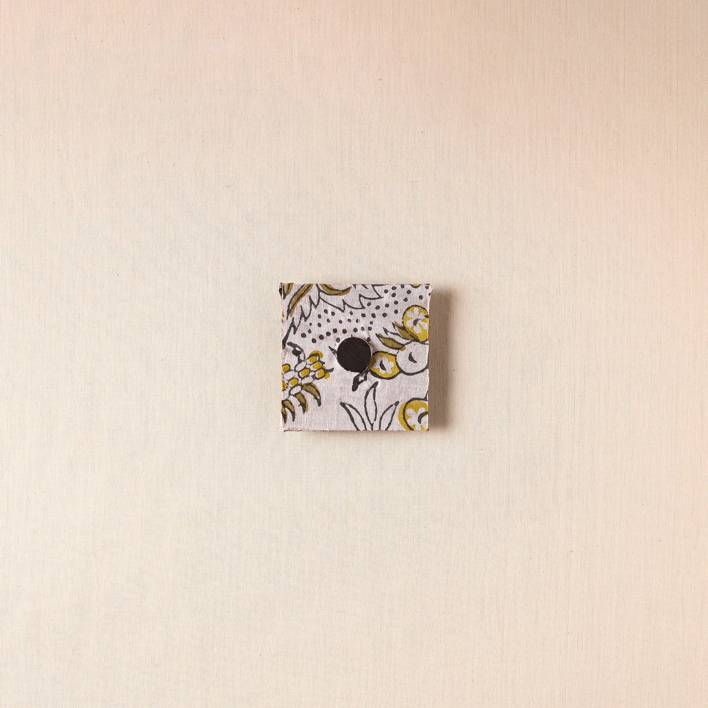 Elephant - Handmade Fabart Wooden Magnet 17