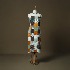 Tukdi Patchwork Cotton Unstitched Kurta Material (2.55M) 09