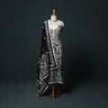 Hand Embroidered Georgette 3pc Unstitched Dress Material Suit Set 41