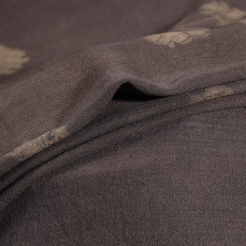 Pure Handwoven Merino Wool Fabric in Akola Block Prints 09