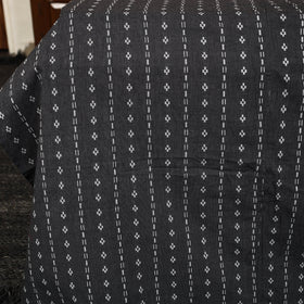 Black - jacquard patchwork cotton double bed cover