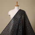 Blue Block Print Mul Cotton Natural Dyed Ajrakh Fabric