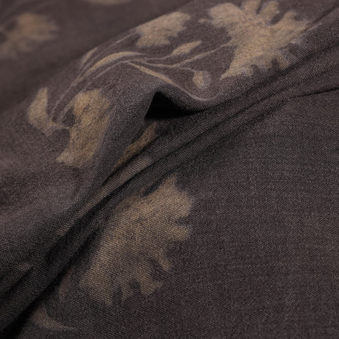 Pure Handwoven Merino Wool Fabric in Akola Block Prints 04