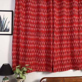 Buy Cotton Window Red Pochampally Ikat Curtain 