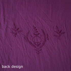 Hand Embroidered Mul Cotton Chikankari Unstitched Kurta Material (2.8M) 01