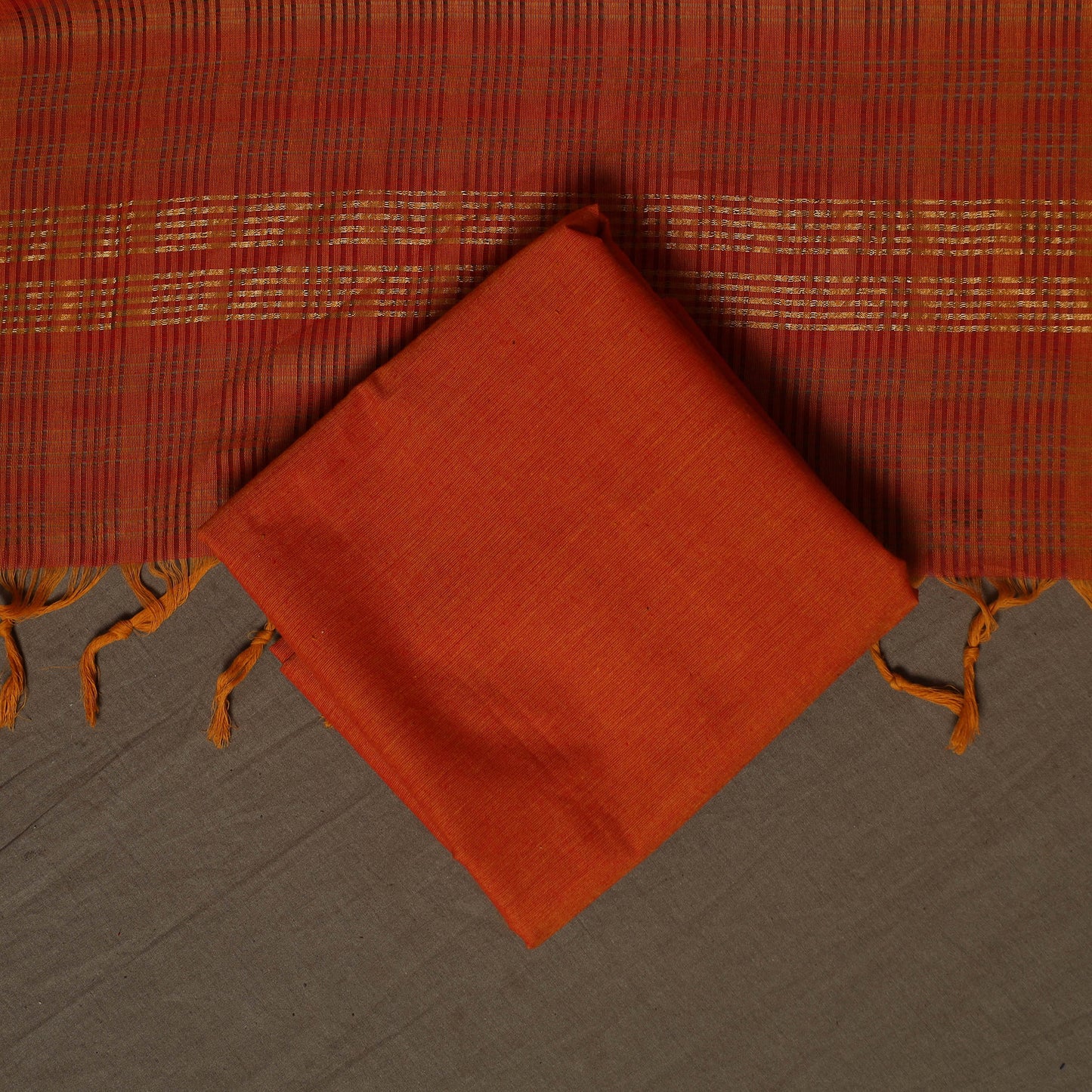 Jacquard Woven Pure Cotton 3pc Unstitched Dress Material Suit Set 43