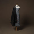 Jacquard Woven Pure Cotton 3pc Unstitched Dress Material Suit Set 44
