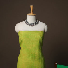 Jacquard Woven Pure Cotton 3pc Unstitched Dress Material Suit Set 45