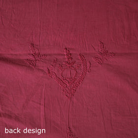 Hand Embroidered Mul Cotton Chikankari Unstitched Kurta Material (2.8M) 04