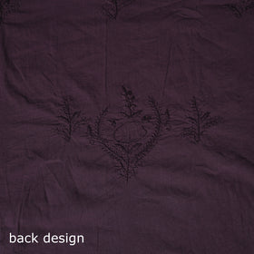 Hand Embroidered Mul Cotton Chikankari Unstitched Kurta Material (2.7M) 05