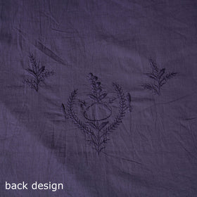 Hand Embroidered Mul Cotton Chikankari Unstitched Kurta Material (2.75M) 06