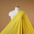 Yellow - bamboo silk natural dyed pure handloom plain