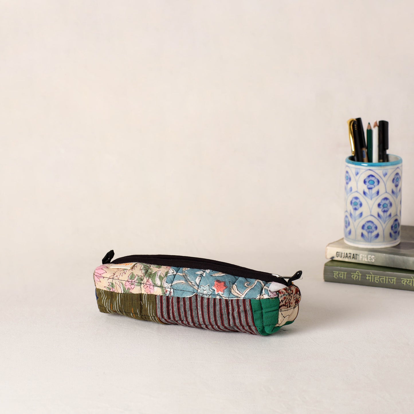 Handcrafted Quilted Pencil Pouch 04