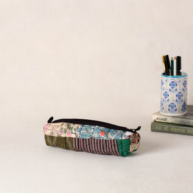 Handcrafted Quilted Pencil Pouch 04