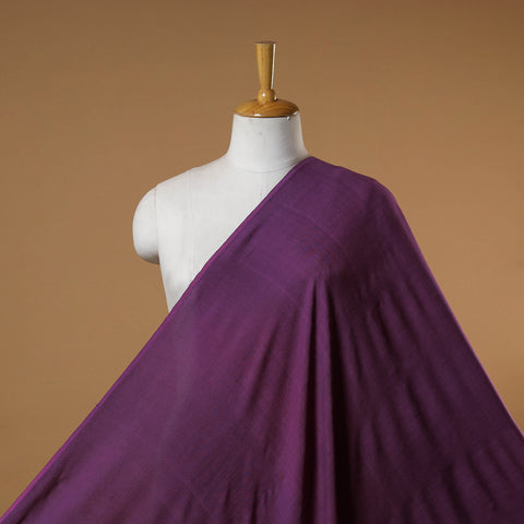 Purple - bamboo silk natural dyed pure handloom plain