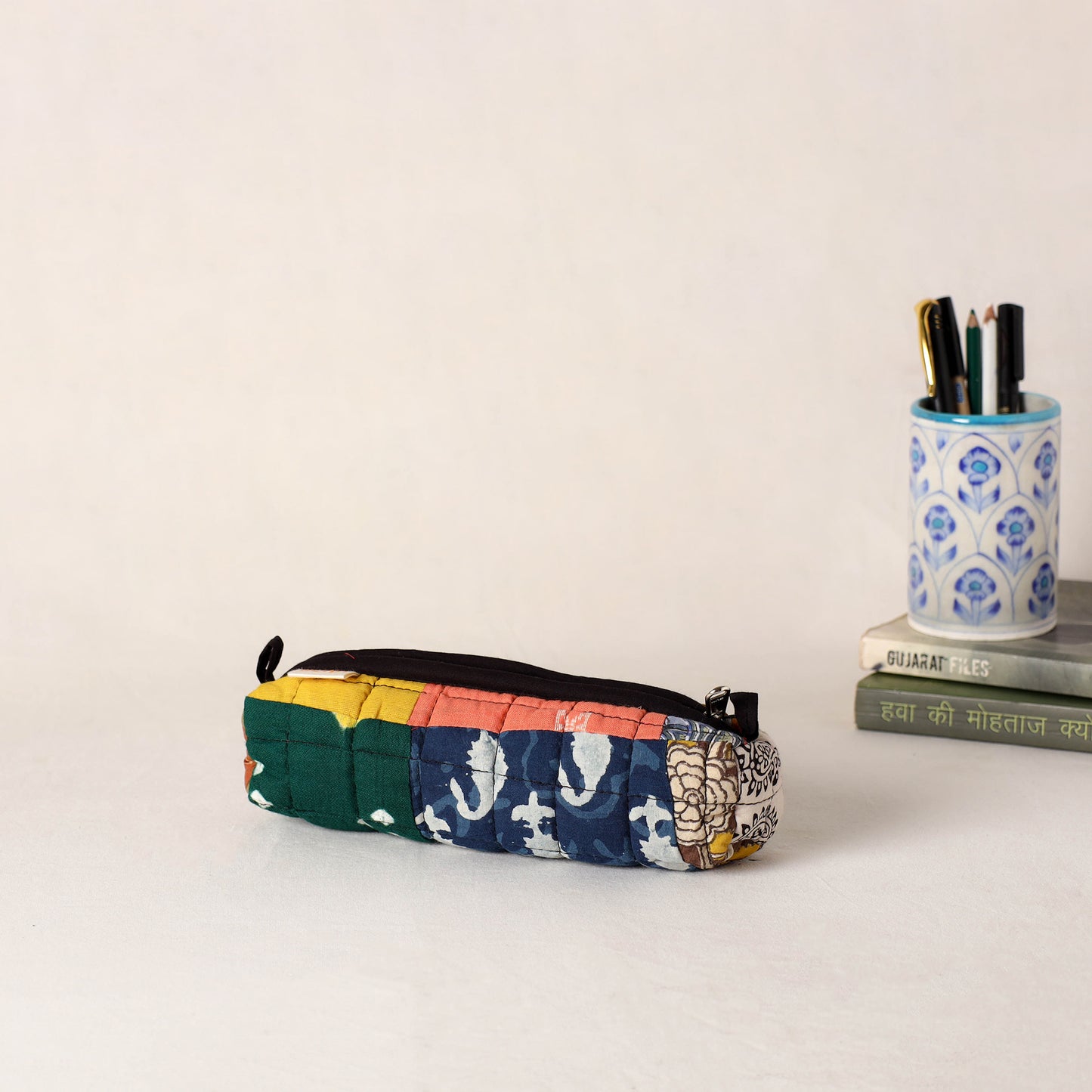 Handcrafted Quilted Pencil Pouch 05
