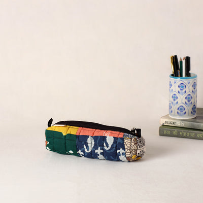 Handcrafted Quilted Pencil Pouch 05