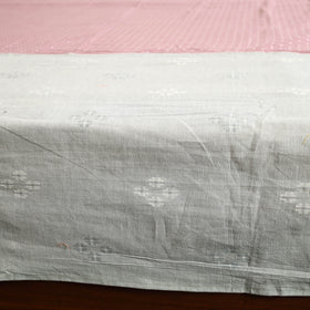 Grey - jacquard patchwork cotton double bed cover