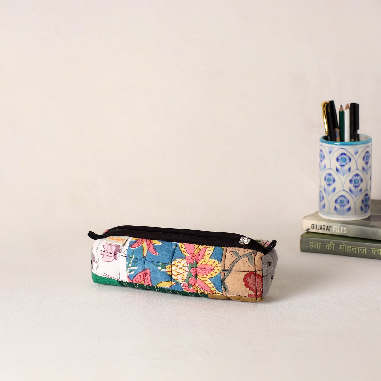 Handcrafted Quilted Pencil Pouch 09