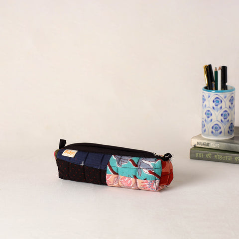 Handcrafted Quilted Pencil Pouch 11