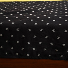 Black - jacquard patchwork cotton double bed cover