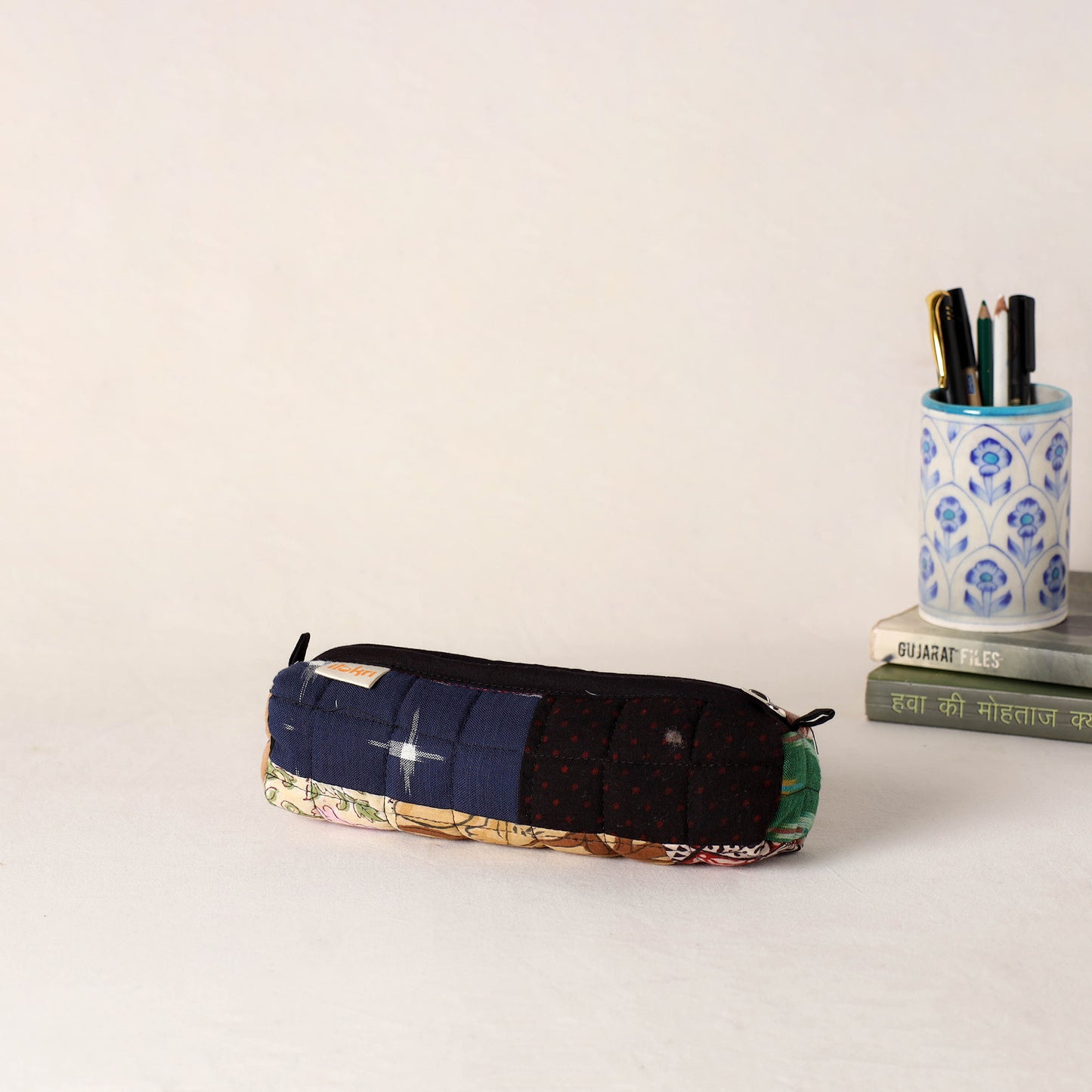 Handcrafted Quilted Pencil Pouch 12