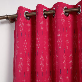 Buy Cotton Door Pink Pochampally Ikat Curtain