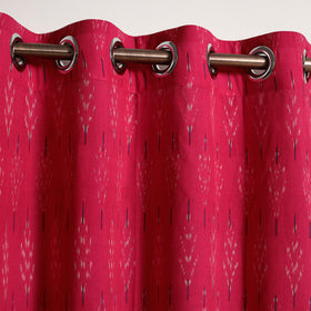 Buy Cotton Door Pink Pochampally Ikat Curtain