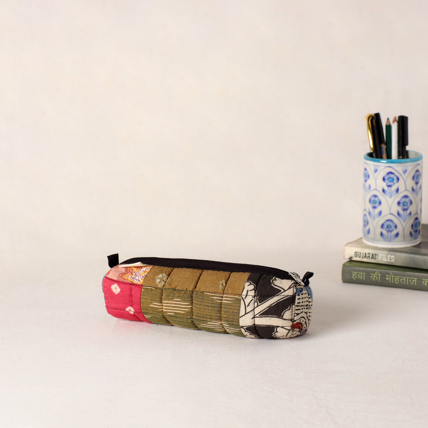 Handcrafted Quilted Pencil Pouch 15
