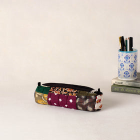 Handcrafted Quilted Pencil Pouch 17