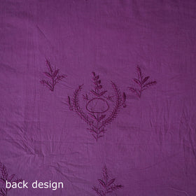 Hand Embroidered Mul Cotton Chikankari Unstitched Kurta Material (2.7M) 12