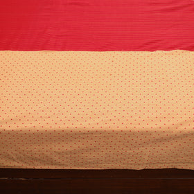 Beige - jacquard patchwork cotton double bed cover
