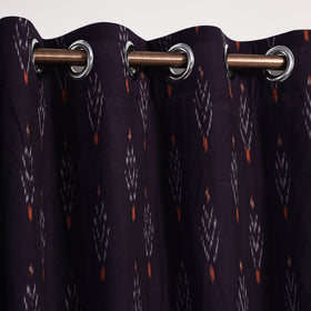 Buy Cotton Door Purple Pochampally Ikat Curtain