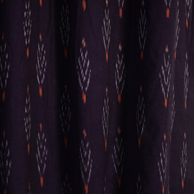 Buy Cotton Door Purple Pochampally Ikat Curtain