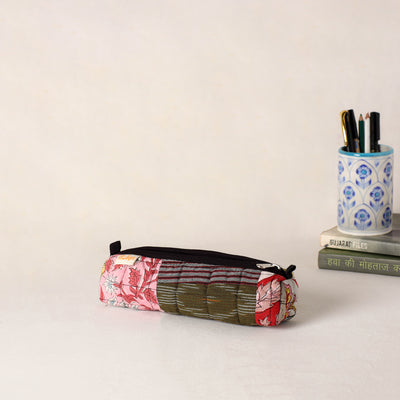 Handcrafted Quilted Pencil Pouch 21