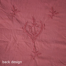Hand Embroidered Mul Cotton Chikankari Unstitched Kurta Material (2.7M) 15