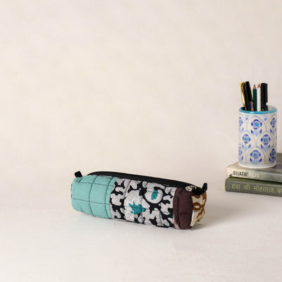 Handcrafted Quilted Pencil Pouch 32