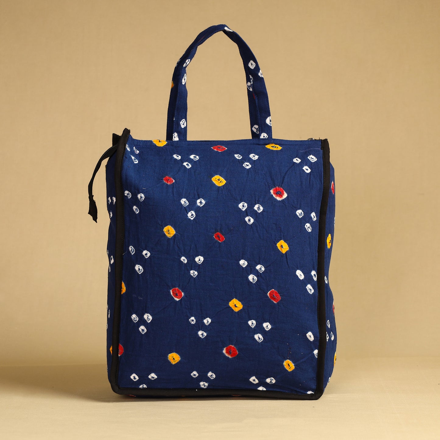 Blue - Handcrafted Cotton Shopping Bag 03