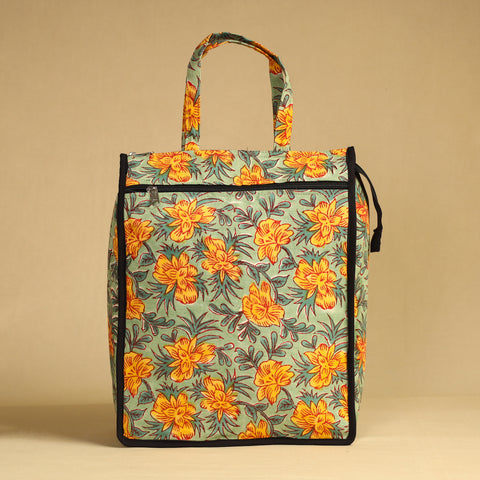 Green Handcrafted Cotton Shopping Bag 04