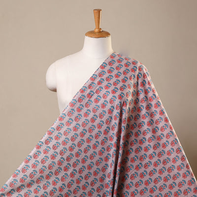 Purple Cotton Jaipur Print Fabric