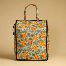 Green Handcrafted Cotton Shopping Bag 04