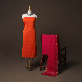 Jacquard Woven Pure Cotton 3pc Unstitched Dress Material Suit Set 61